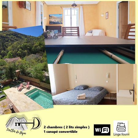 Spacieux T3 Avec Piscine Digne-les-Bains Bagian luar foto