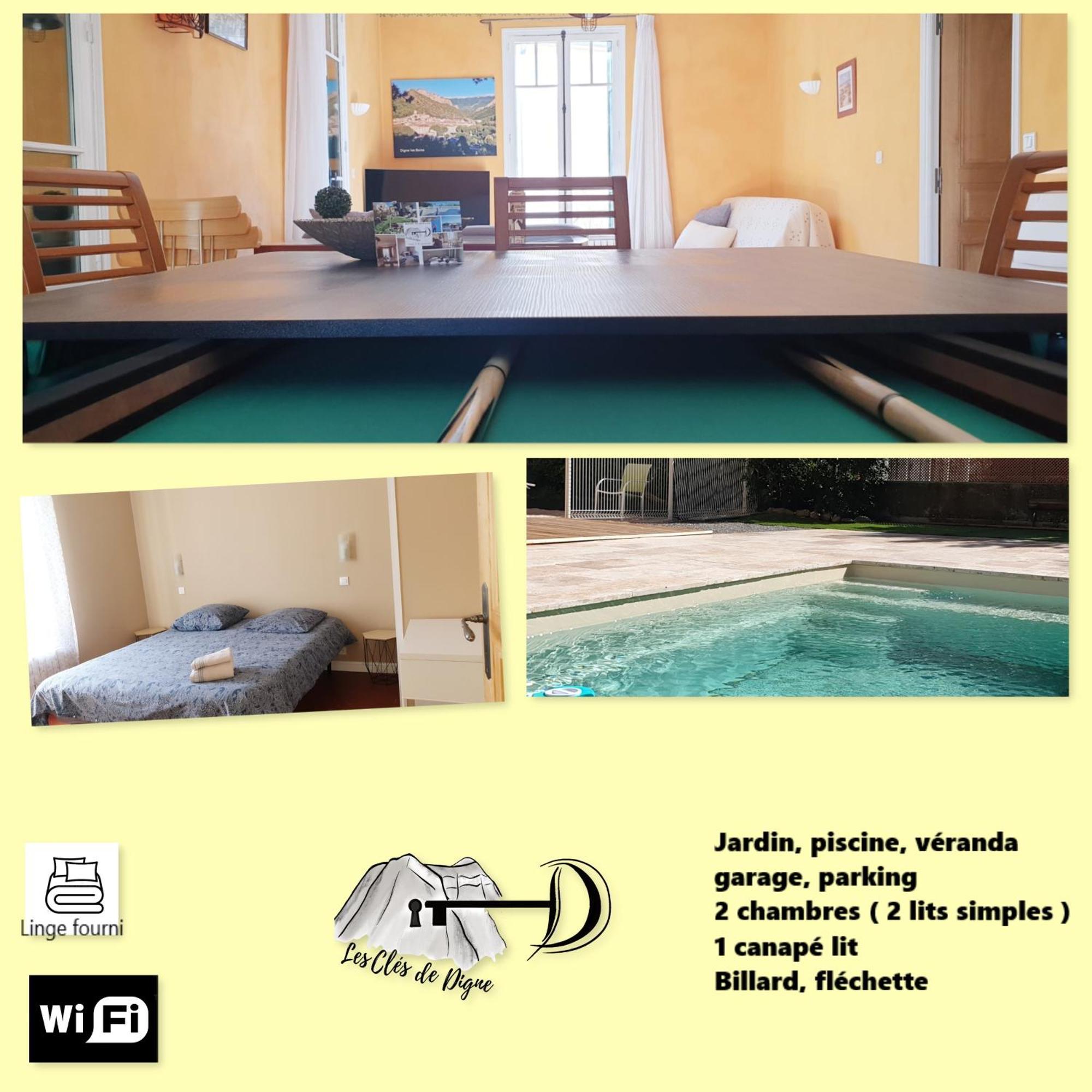 Spacieux T3 Avec Piscine Digne-les-Bains Bagian luar foto